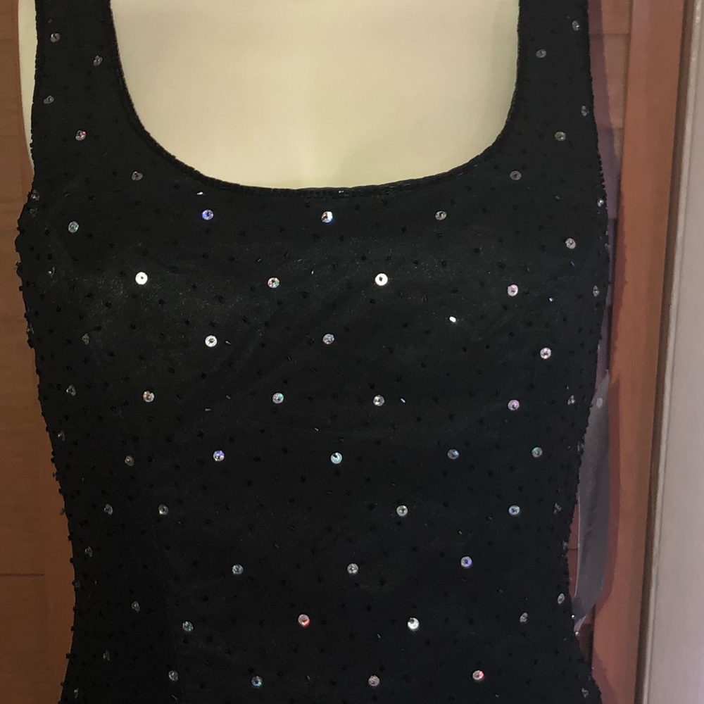 Black Sequin Dress NWT